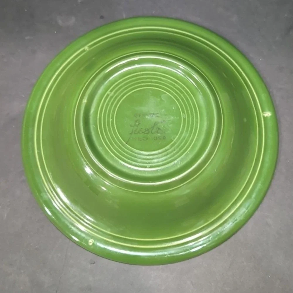 Fiestaware Forest Green Vegetable‎ Salad Bowl, Fiesta Serving Ware, Replacement